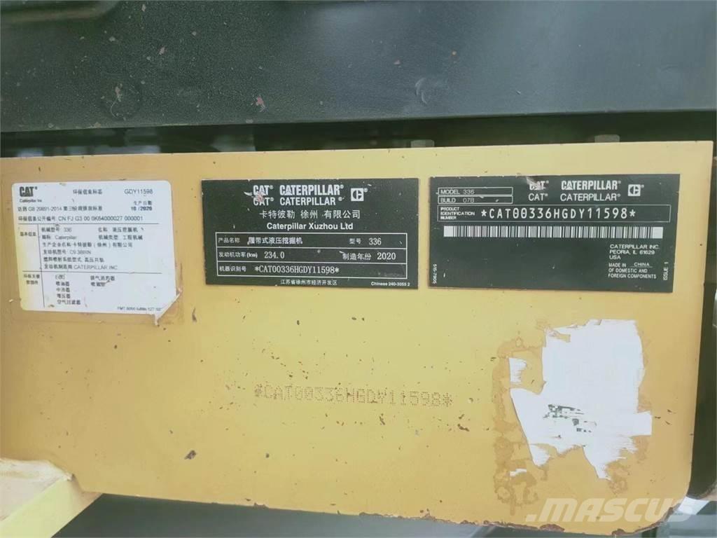 CAT 336 Rupsgraafmachines