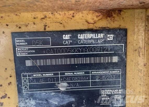 CAT D5K LGP Pijpenleggers