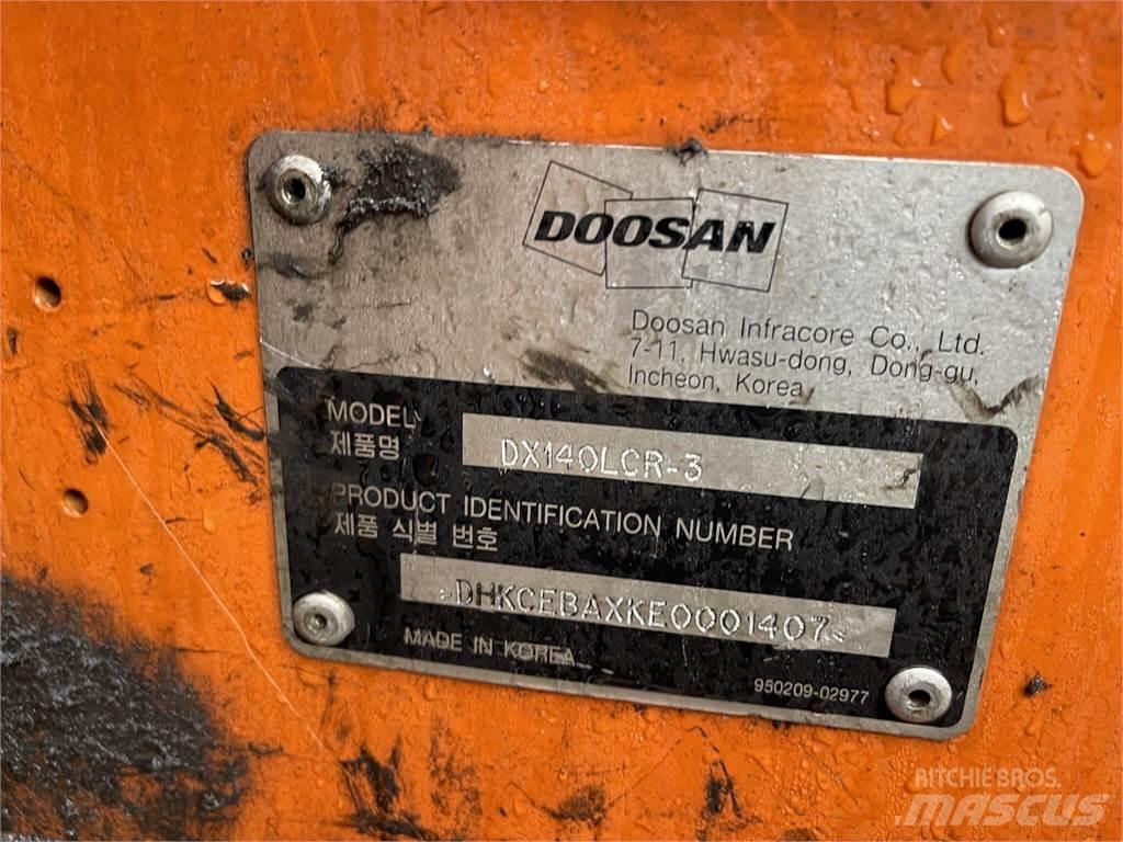 Doosan DX140 LCR-3 Rupsgraafmachines
