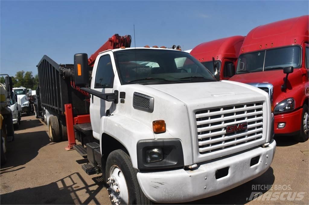 GMC TOPKICK C8500 Vlakke laadvloer met kraan