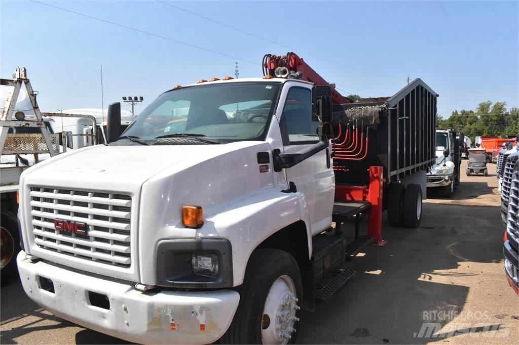 GMC TOPKICK C8500 Vlakke laadvloer met kraan
