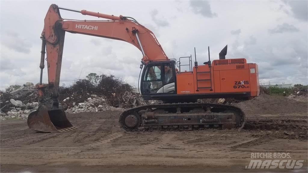 Hitachi ZX670 LC-5B Rupsgraafmachines