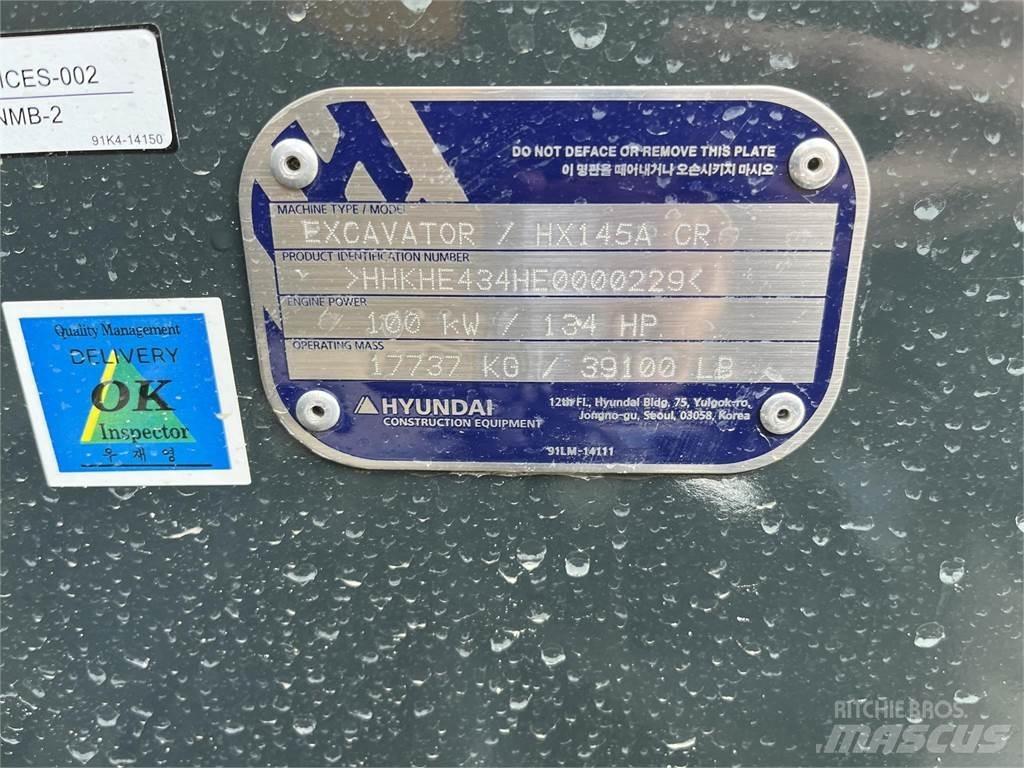 Hyundai HX145A LCR Rupsgraafmachines