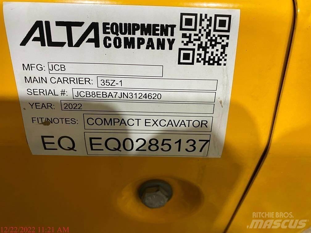 JCB 35Z-1 Minigraafmachines < 7t