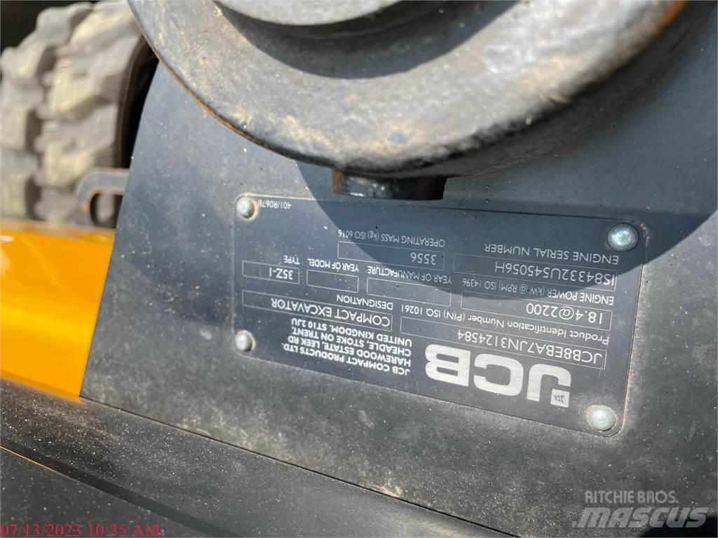 JCB 35Z-1 Minigraafmachines < 7t