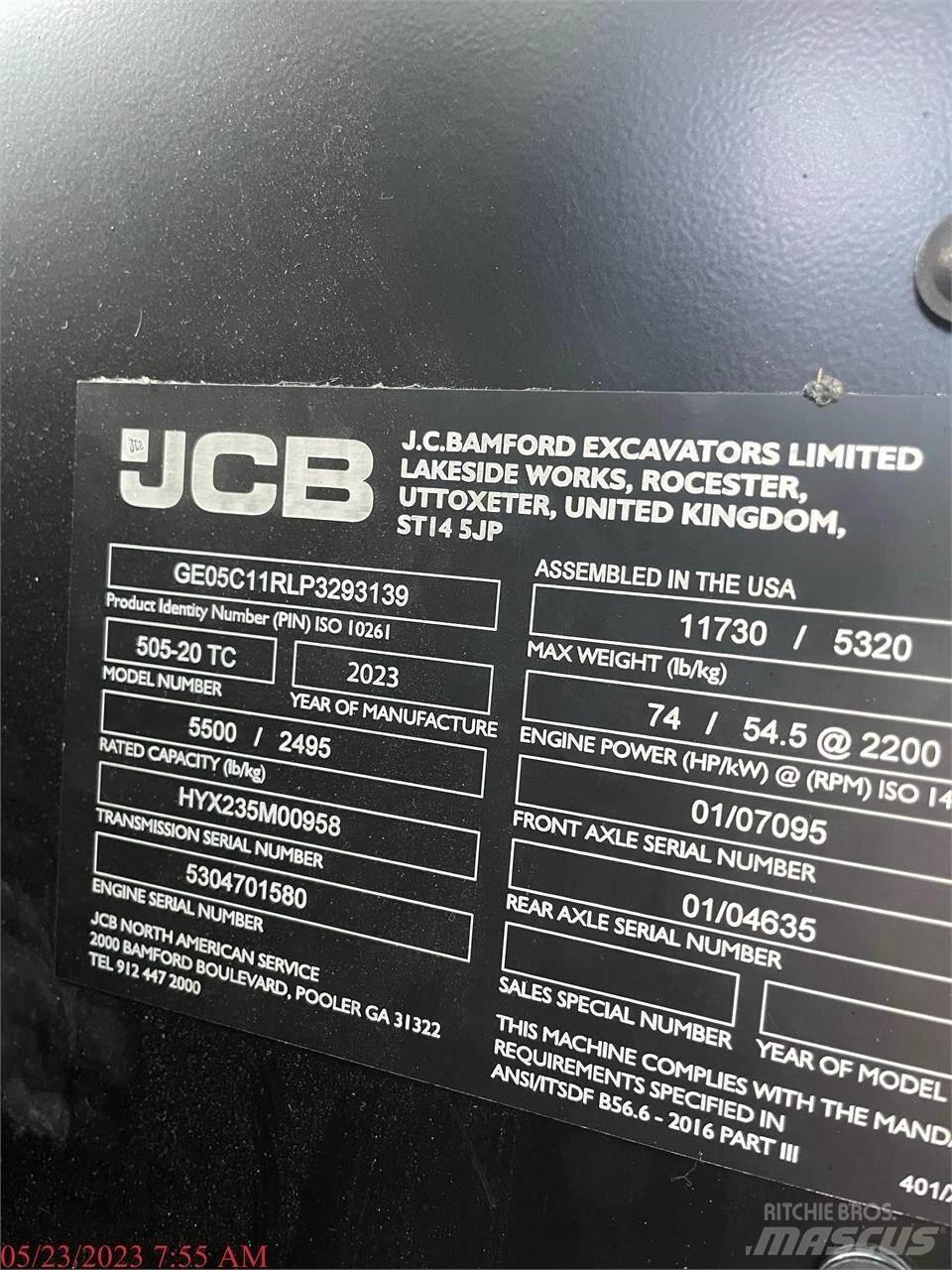 JCB 505-20TC Verreikers