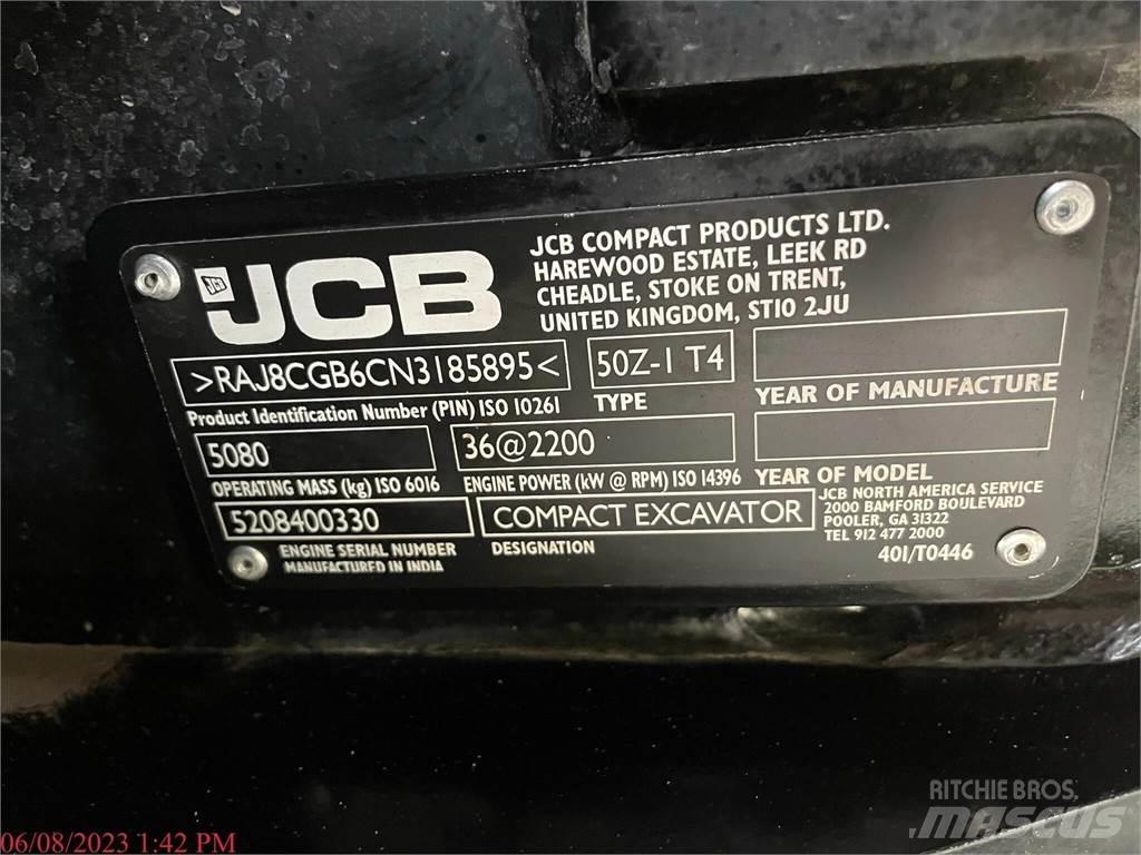 JCB 50Z-1 Minigraafmachines < 7t