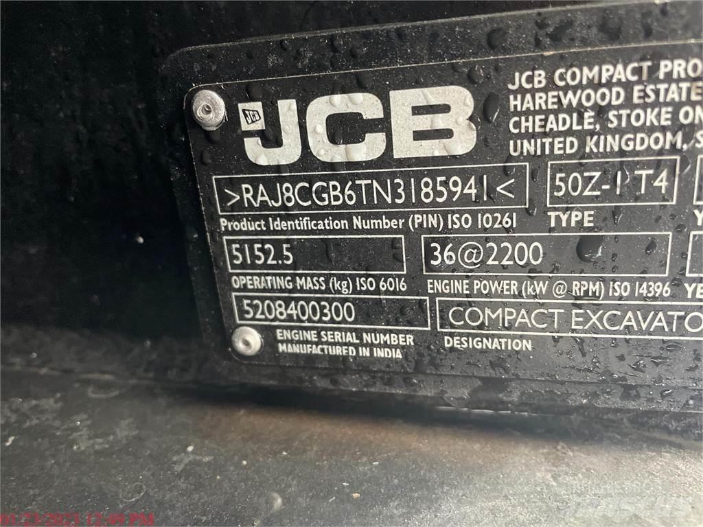 JCB 50Z-1 Minigraafmachines < 7t