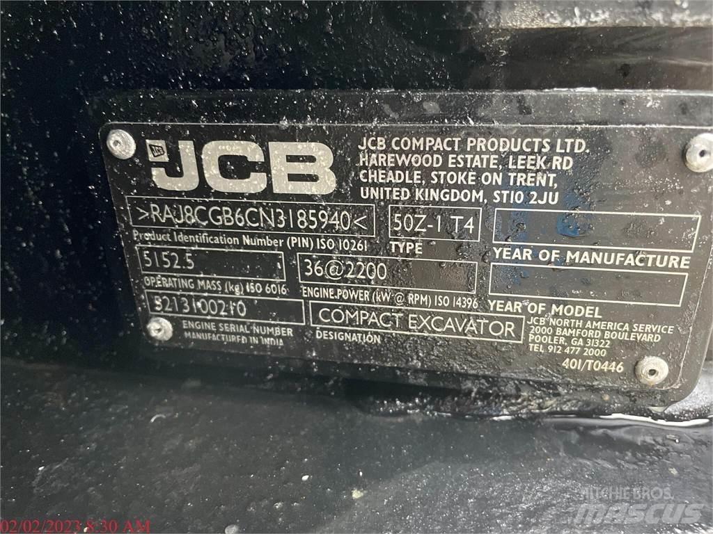 JCB 50Z-1 Minigraafmachines < 7t