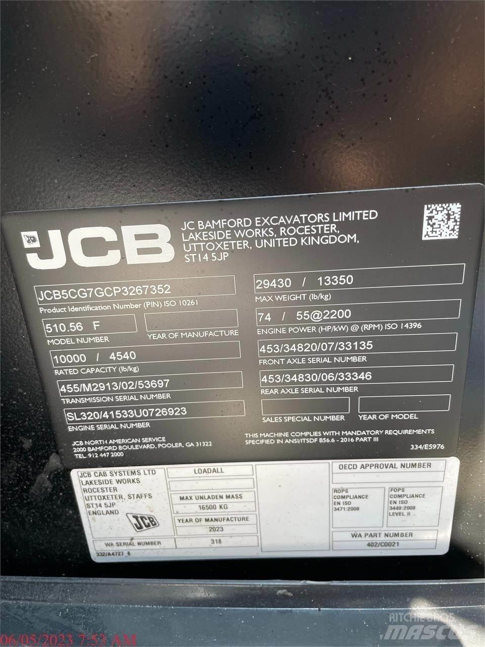 JCB 510-56 Verreikers