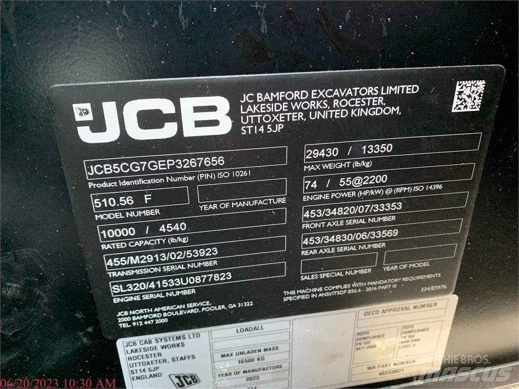 JCB 510-56 Verreikers