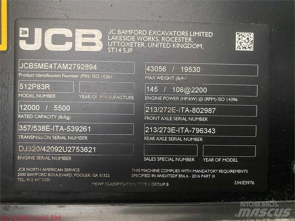 JCB 512-83R Verreikers
