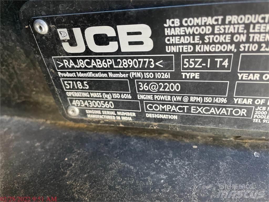 JCB 55Z-1 Minigraafmachines < 7t