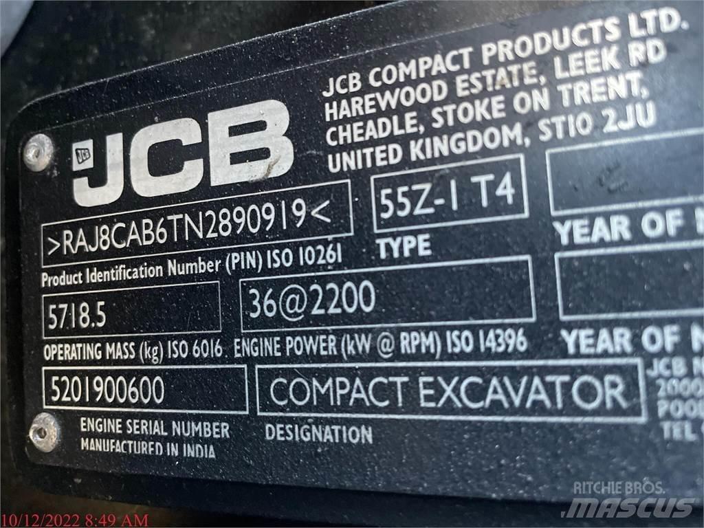 JCB 55Z-1 Minigraafmachines < 7t