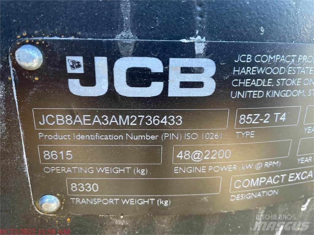 JCB 85Z-2 Rupsgraafmachines