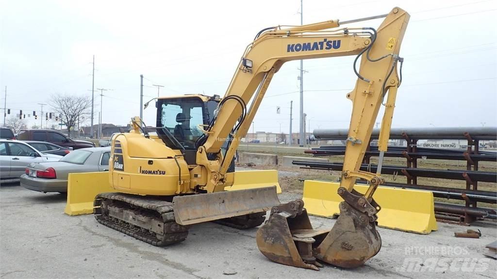 Komatsu PC88MR-10 Rupsgraafmachines