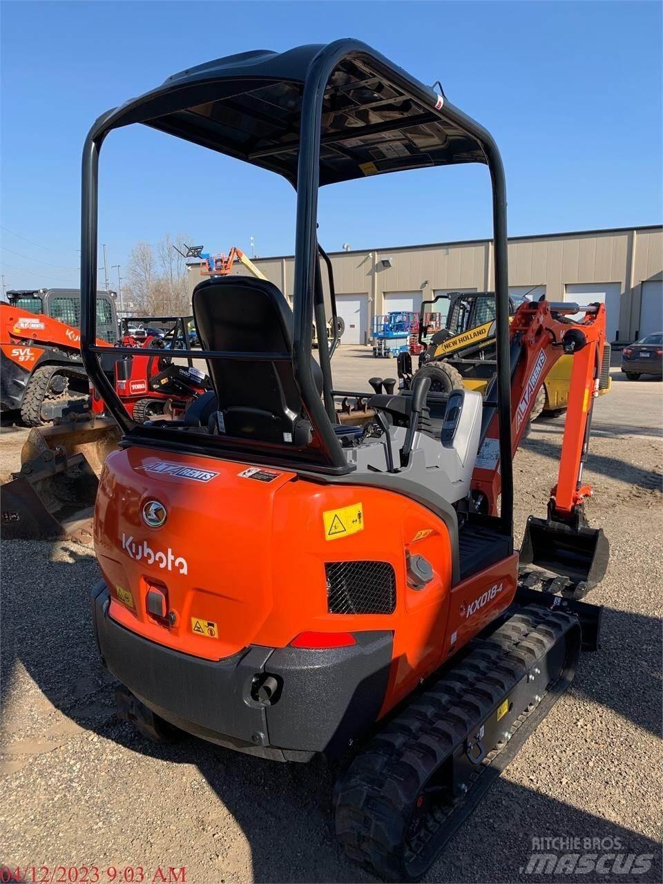 Kubota KX018-4 Minigraafmachines < 7t