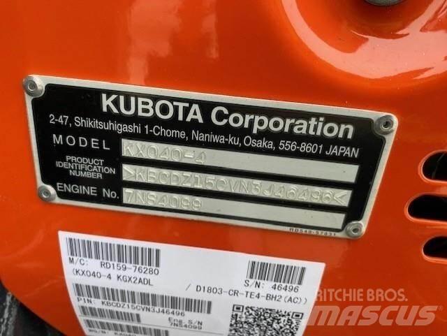 Kubota KX040-4 Minigraafmachines < 7t