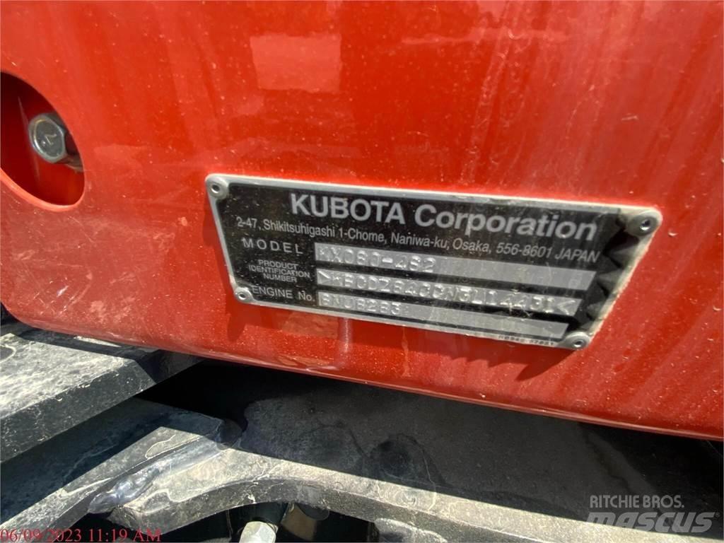 Kubota KX080-4 Rupsgraafmachines