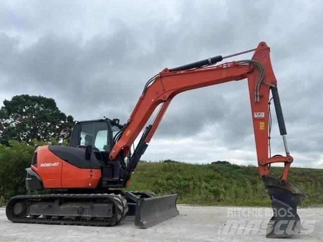Kubota KX080-4A Rupsgraafmachines