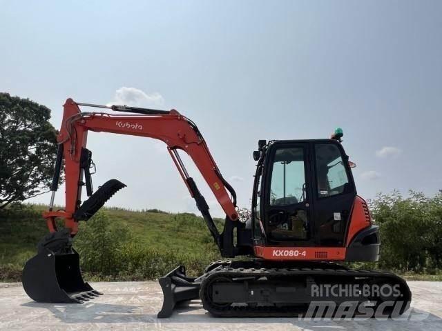 Kubota KX080-4A Rupsgraafmachines
