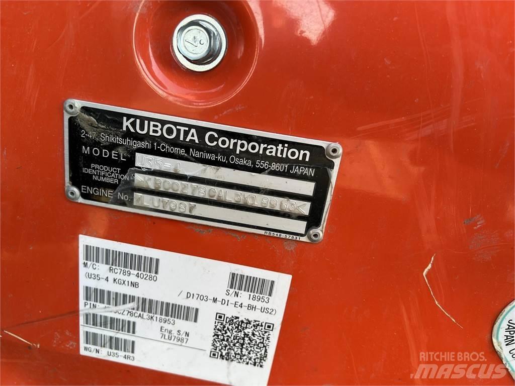 Kubota U35-4 Minigraafmachines < 7t