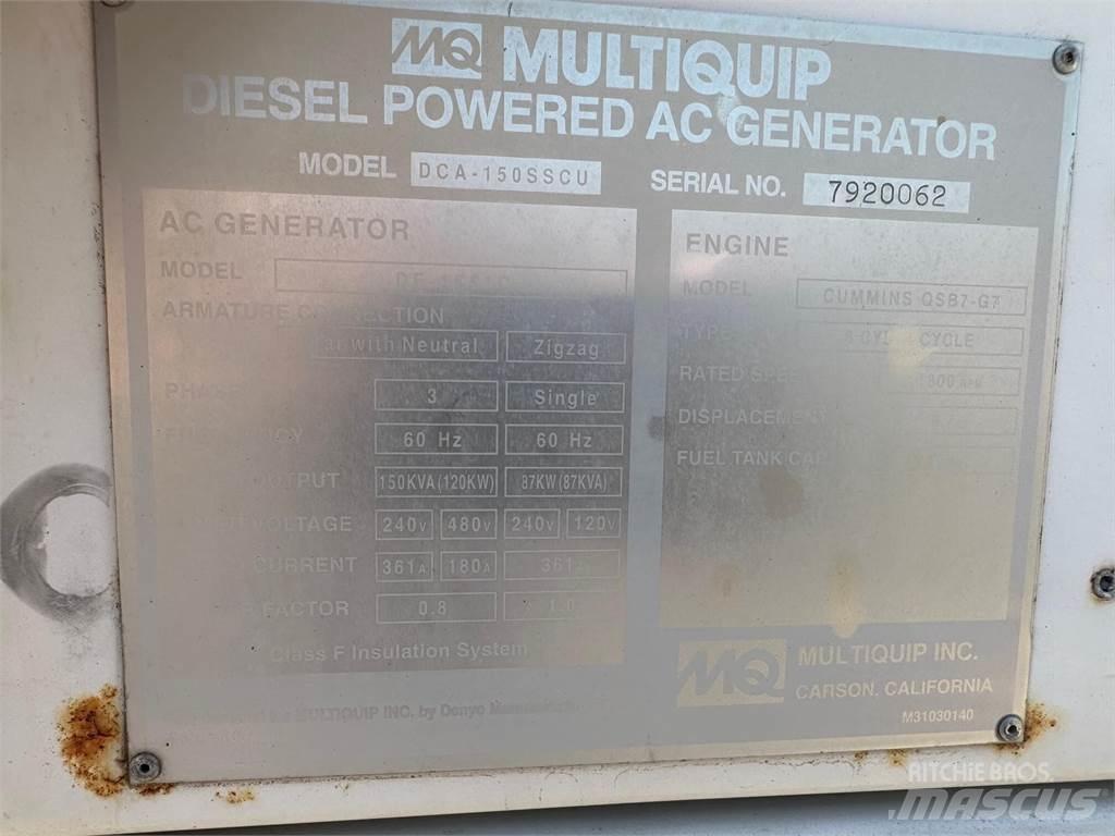 MultiQuip 150 KVA Overige generatoren