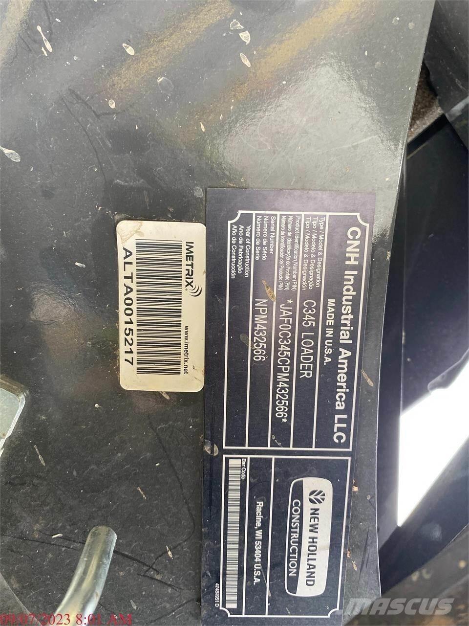 New Holland C345 Schrankladers