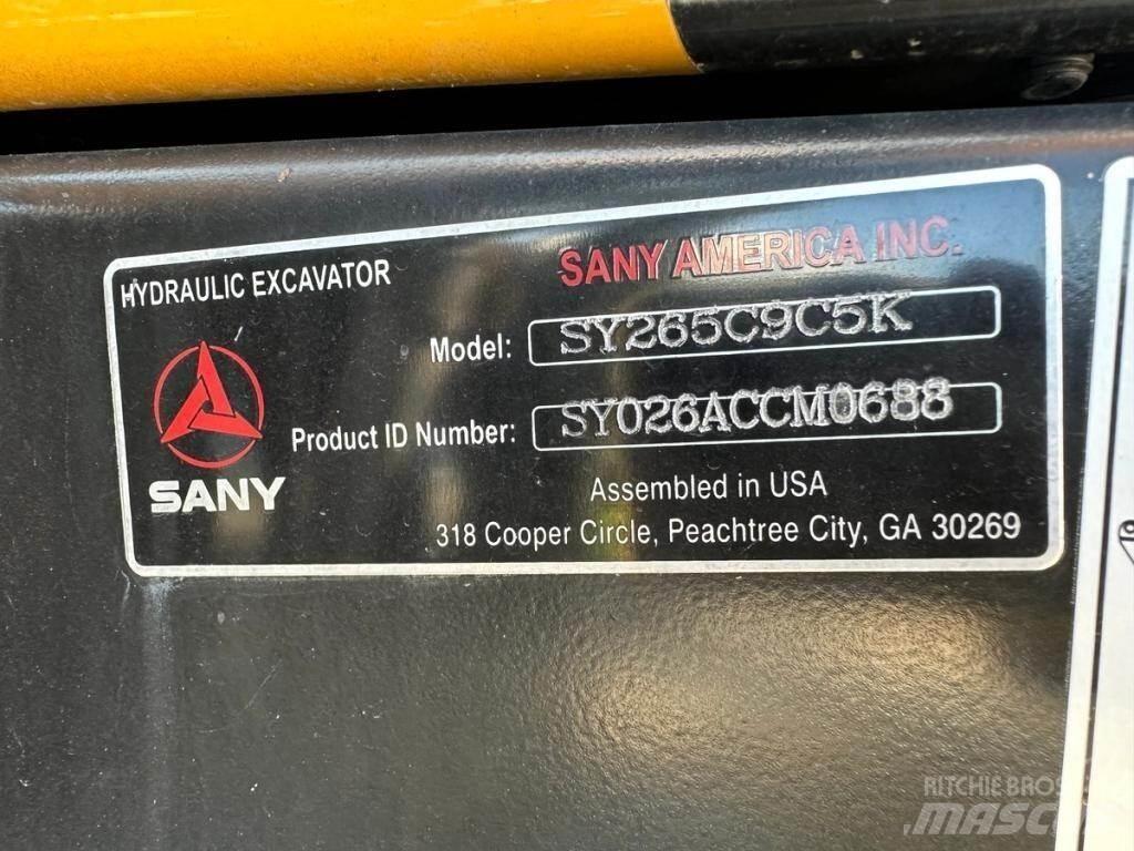 Sany SY265C LC Rupsgraafmachines