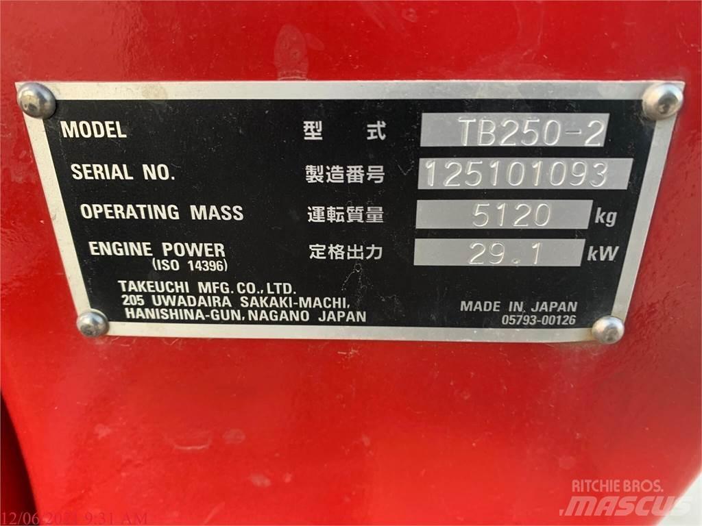 Takeuchi TB250-2 Minigraafmachines < 7t