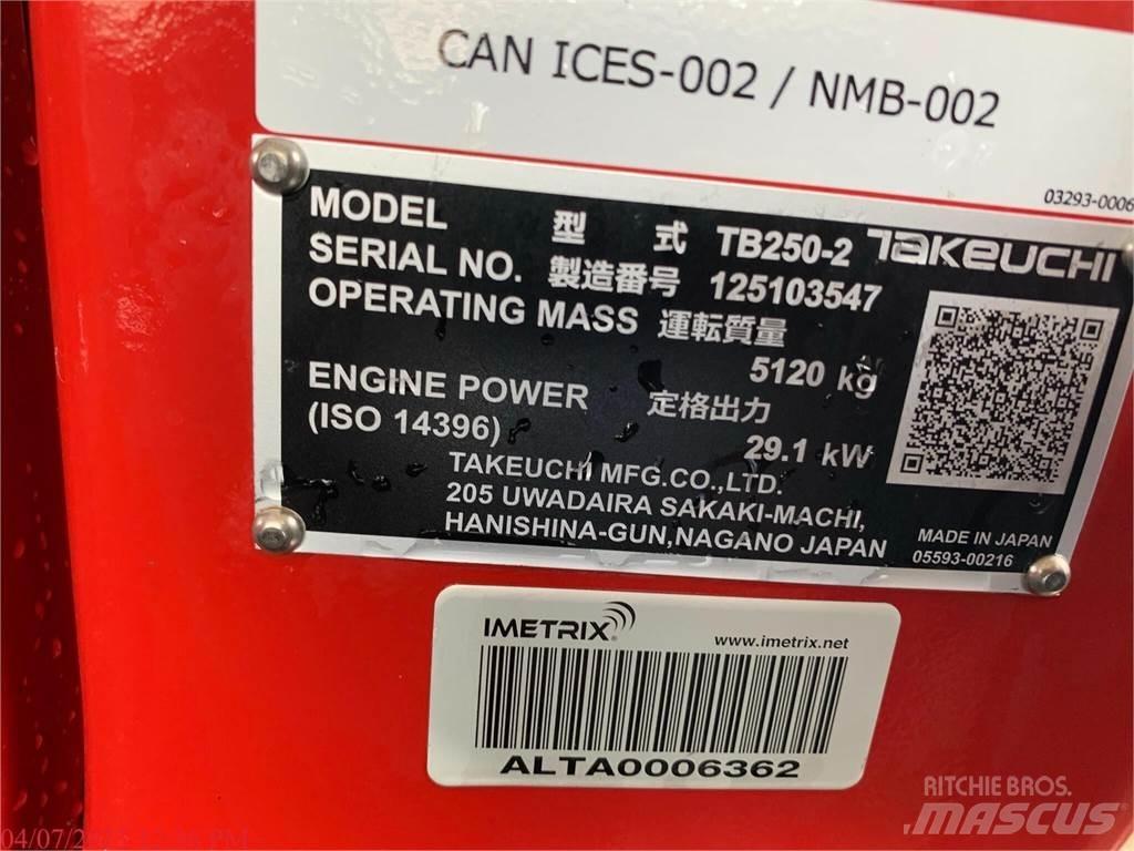 Takeuchi TB250-2 Minigraafmachines < 7t