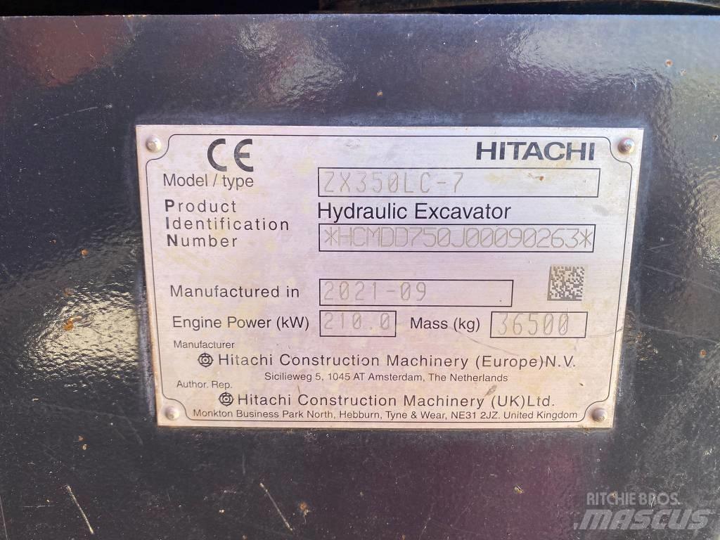 Hitachi ZX 350 LC-6 Rupsgraafmachines