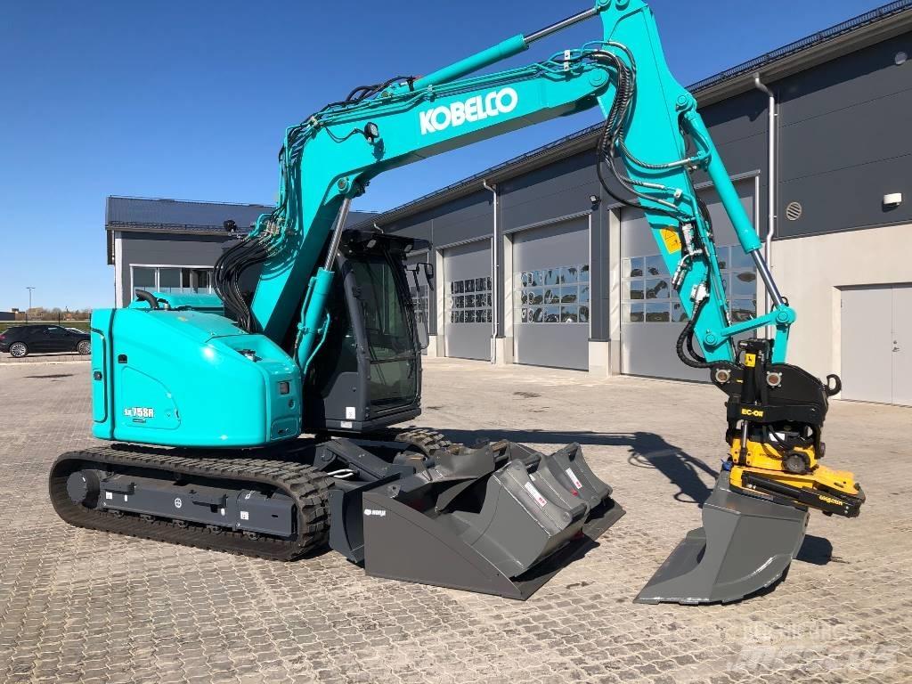 Kobelco SK 75 SR Midigraafmachines 7t - 12t