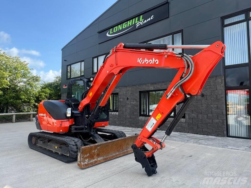 Kubota KX 080-4 Midigraafmachines 7t - 12t