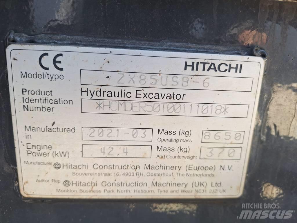 Hitachi ZX85USB-6 Midigraafmachines 7t - 12t