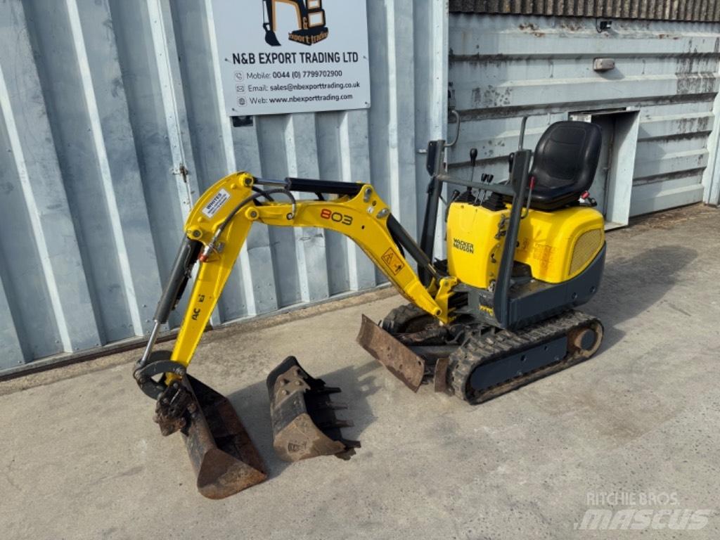 Wacker Neuson 803 Minigraafmachines < 7t
