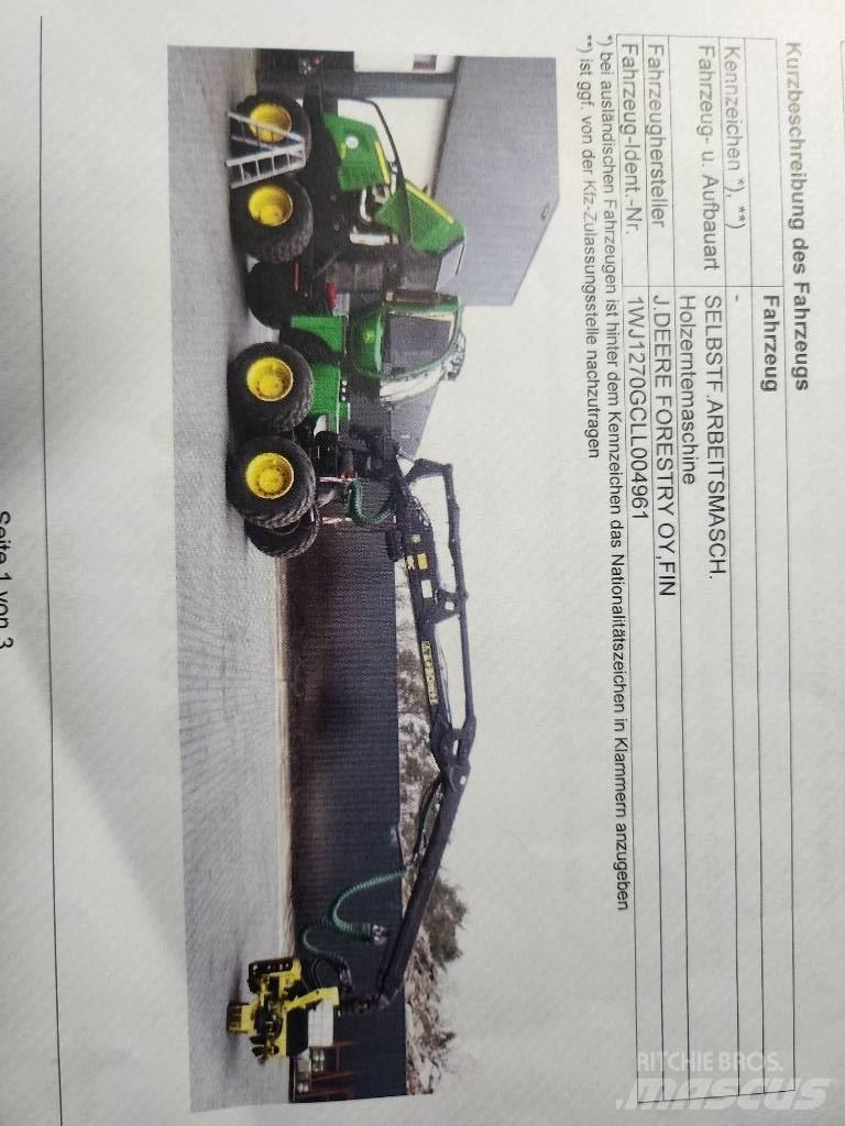 John Deere 1270 G Harvesters