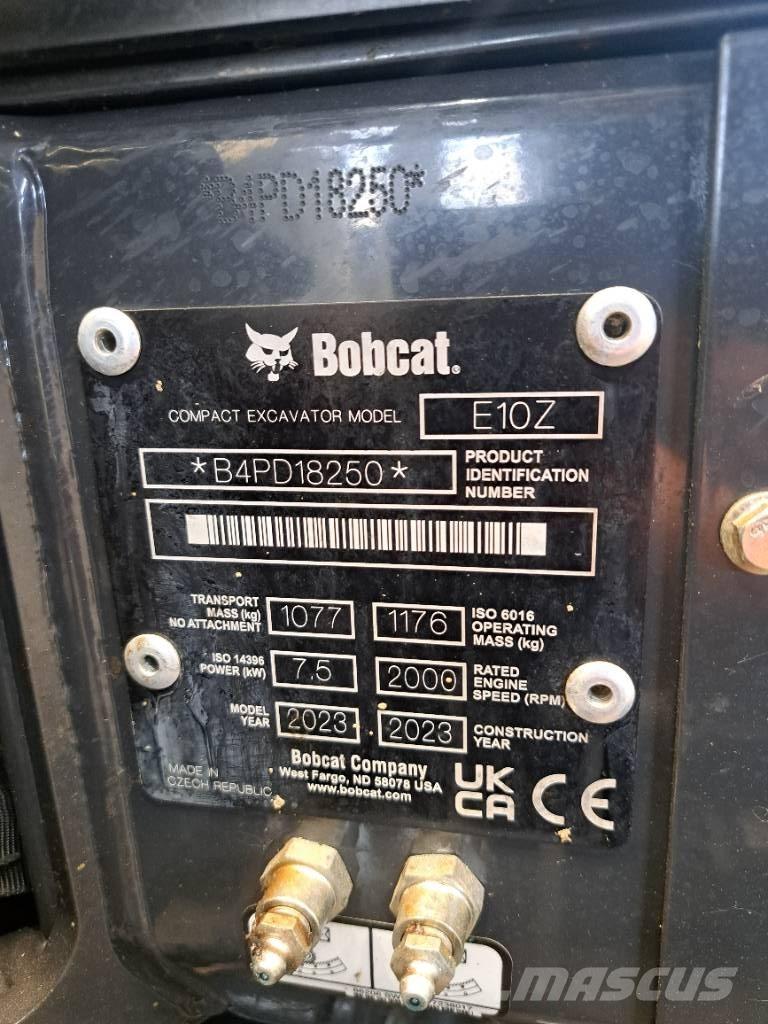 Bobcat E10Z Minigraafmachines < 7t