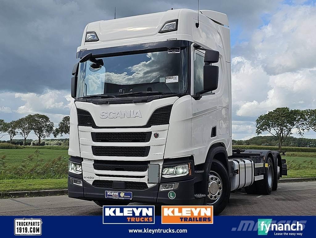 Scania R450 6x2*4 Containertrucks met kabelsysteem