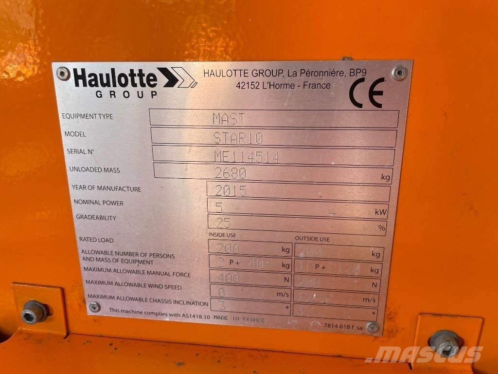 Haulotte Star 10 Personenliften en invalideliften