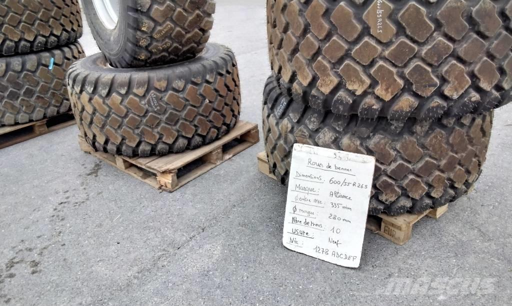 Alliance 600/55R26.5 Banden, wielen en velgen