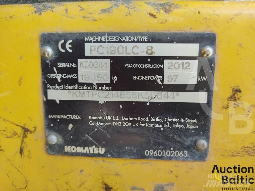 Komatsu PC190LC-8 Rupsgraafmachines