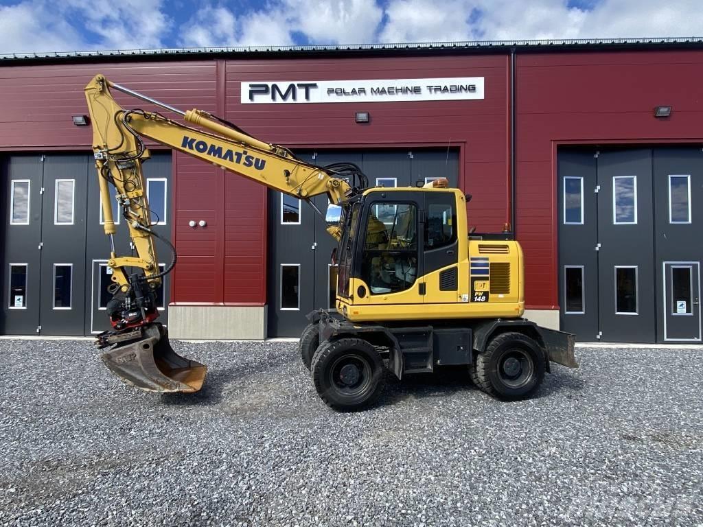 Komatsu PW 148-10 Wielgraafmachines