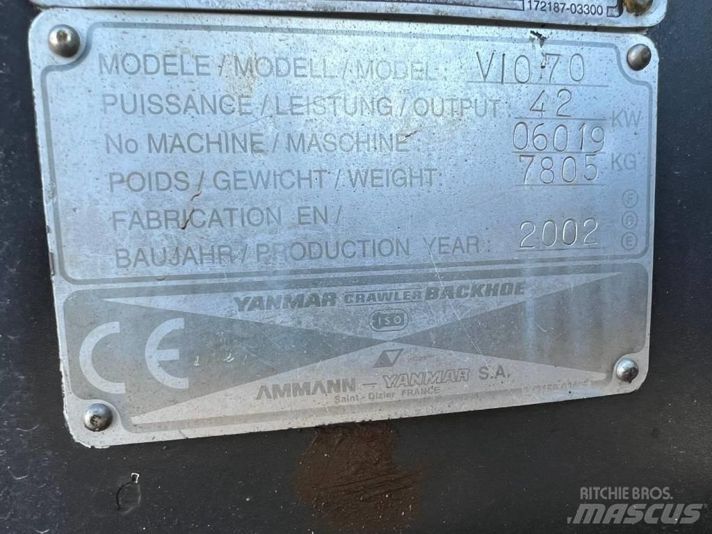 Yanmar Vio 70 Rupsgraafmachines
