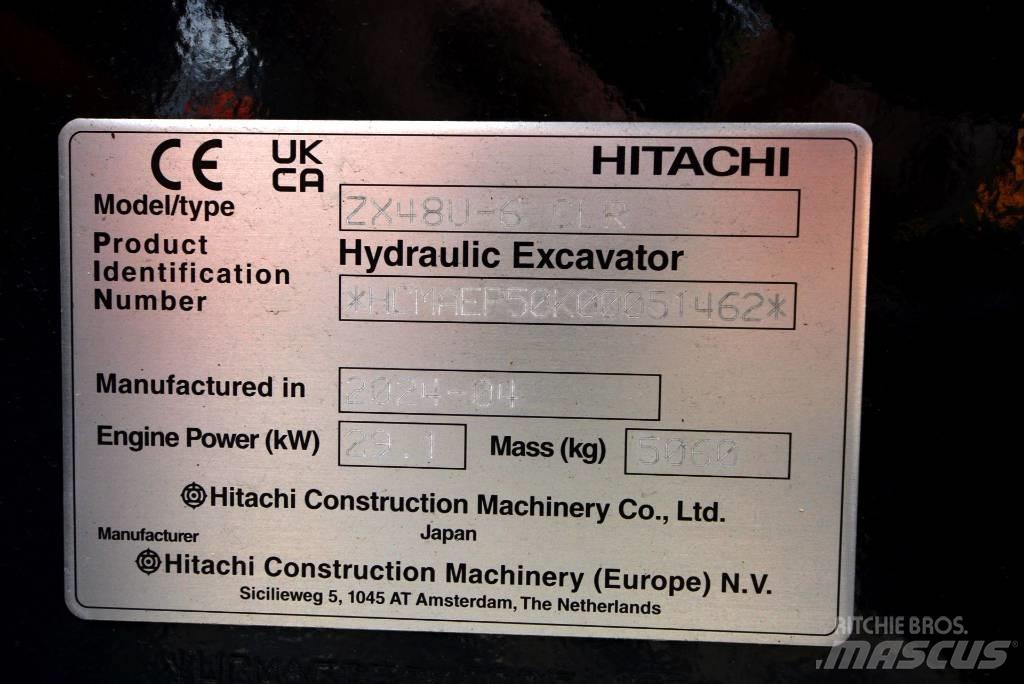 Hitachi ZX 48 U-6 Minigraafmachines < 7t