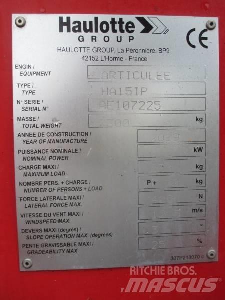 Haulotte HA 15 IP Knikarmhoogwerkers