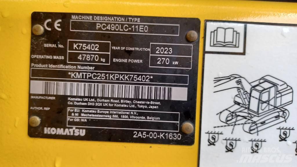 Komatsu PC 490 LC-11 Rupsgraafmachines