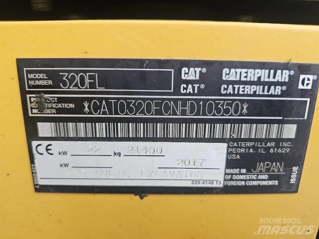 CAT 320FL Rupsgraafmachines