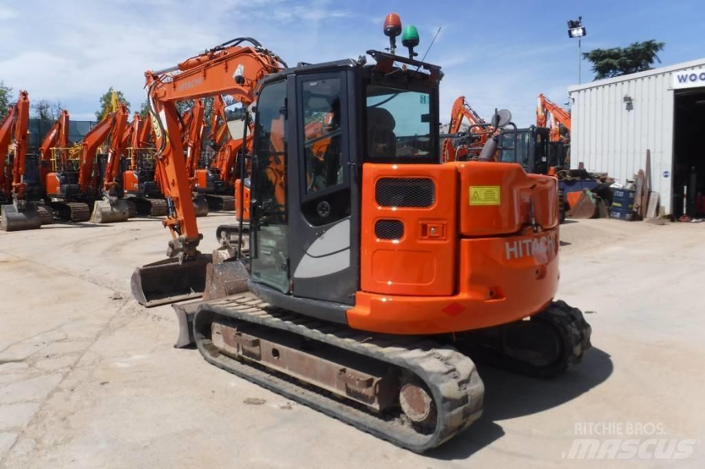 Hitachi ZX 85 US B-6 Midigraafmachines 7t - 12t
