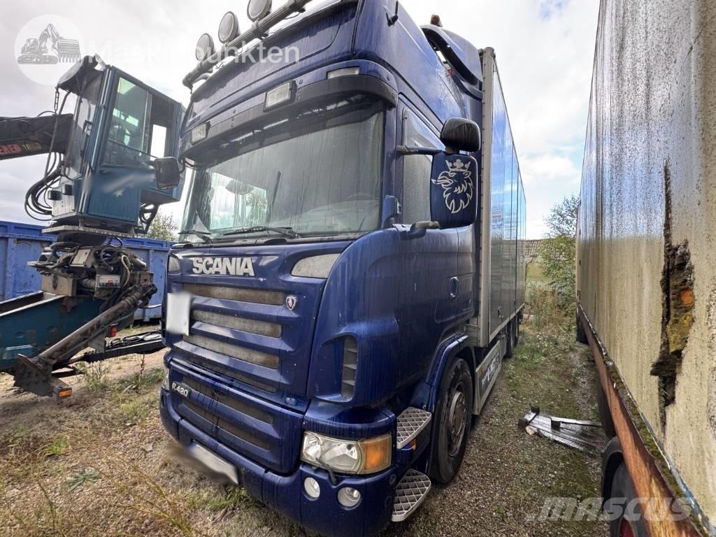 Scania R 420 LB Bakwagens met gesloten opbouw